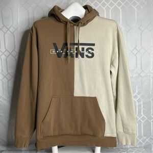 Vans Two-Tone Brown Off The Wall Pullover Hoodie Size Large